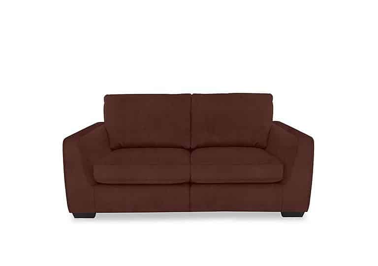 Dinky Fabric 2 Seater Sofa with Power Recliner - Manhattan Burnt Sienna