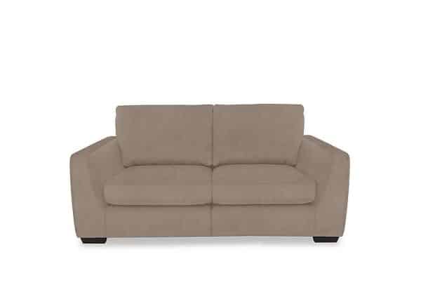 Dinky Fabric 2 Seater Sofa with Power Recliner  Manhattan Nutmeg | Bed Sava