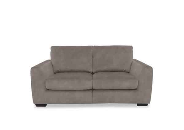 Dinky Fabric 2 Seater Sofa with Power Recliner  Marble Charcoal Grey | Bed Sava