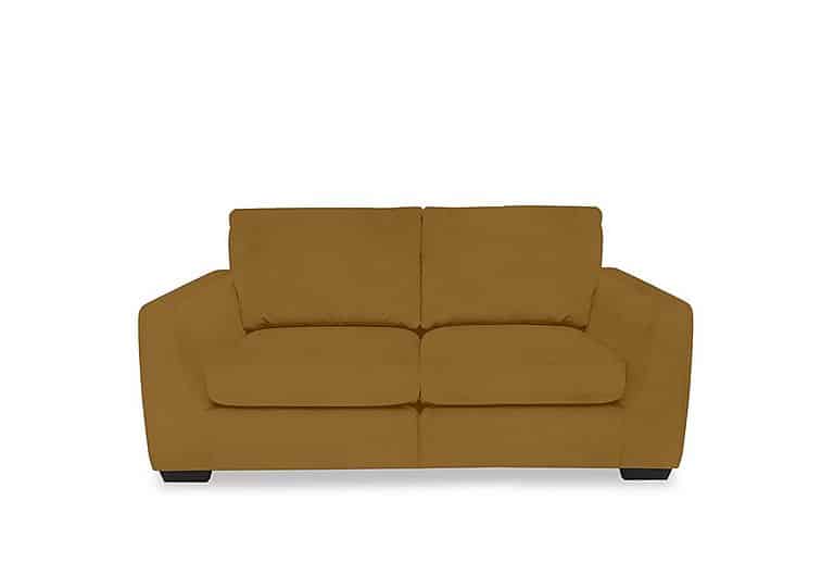 Dinky Fabric 2 Seater Sofa with Power Recliner - Opulence Saffron
