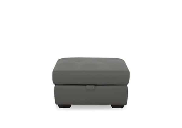 Dinky Leather Large Storage Footstool  Elephant | Bed Sava