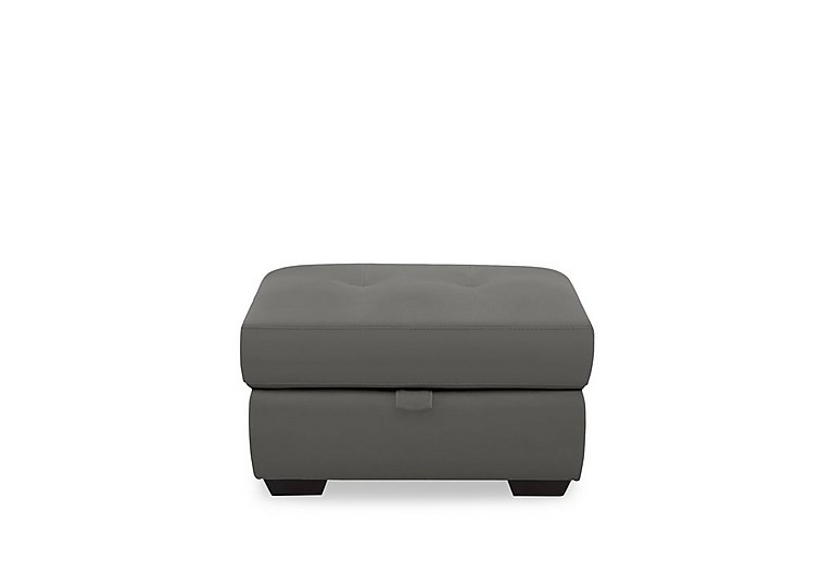 Dinky Leather Large Storage Footstool - Elephant