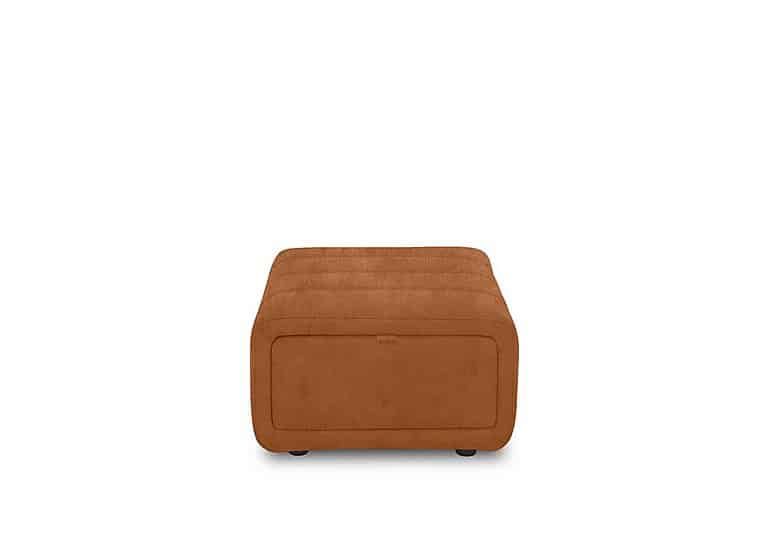 Elphaba Fabric Storage Footstool - Dexter Pumpkin