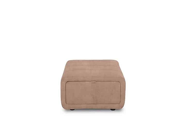 Elphaba Fabric Storage Footstool - Dexter Sand