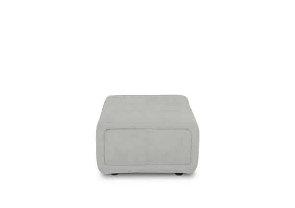Elphaba Fabric Storage Footstool  Manhattan Stone | Bed Sava