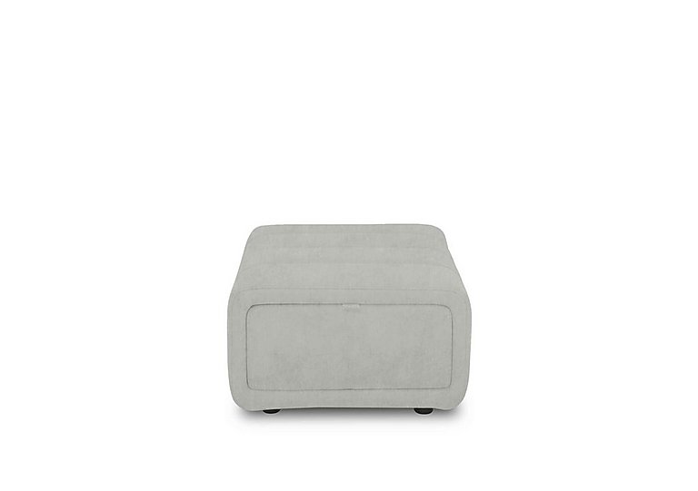 Elphaba Fabric Storage Footstool - Manhattan Stone