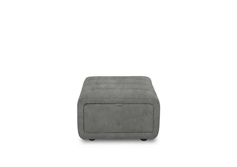 Elphaba Fabric Storage Footstool - Marble Stone