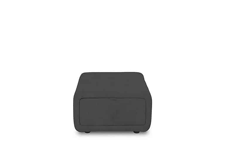 Elphaba Fabric Storage Footstool - Opulence Granite