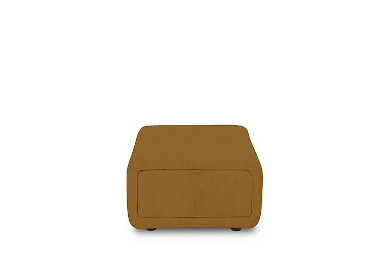 Elphaba Fabric Storage Footstool - Opulence Saffron