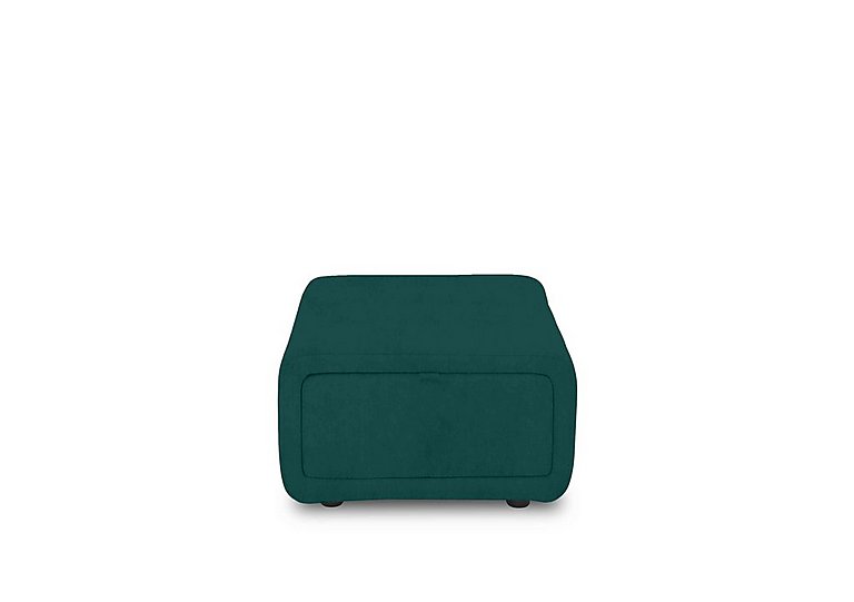 Elphaba Fabric Storage Footstool - Opulence Teal