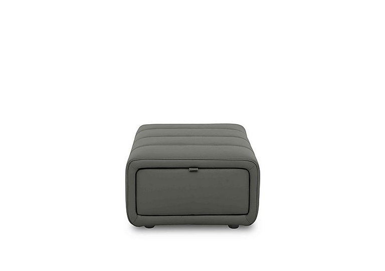 Elphaba Leather Storage Footstool - Elephant
