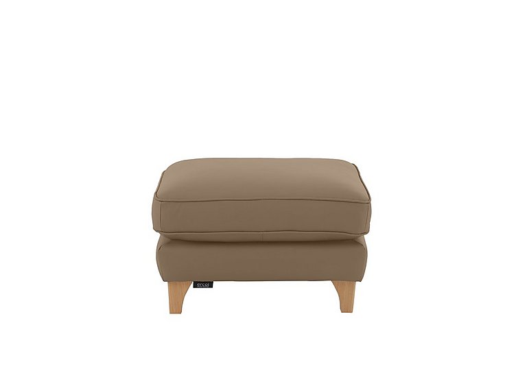Ercol - Enna Leather Footstool - L909 Taupe