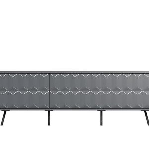 Alpha TV Unit with SMART LED Lighting  Grey | Bed Sava