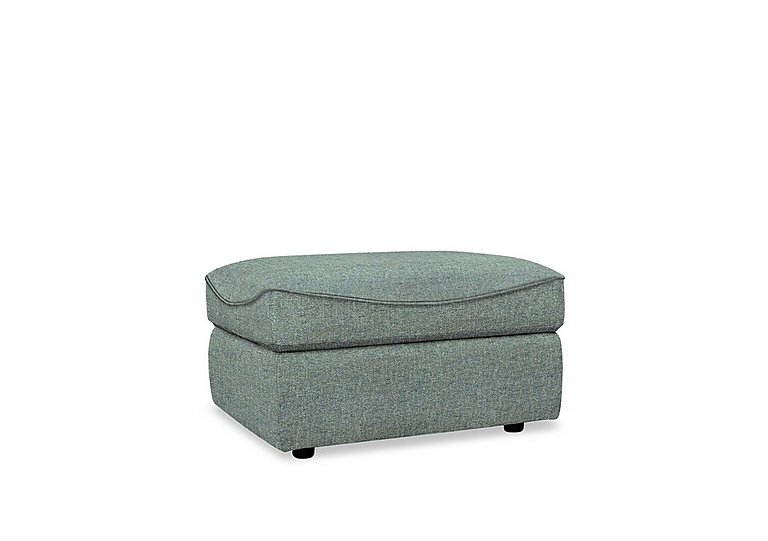 G Plan - Amesbury Fabric Storage Footstool - Dapple Kingfisher