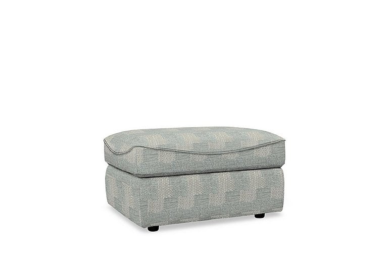 G Plan - Amesbury Fabric Storage Footstool - Faro Sky