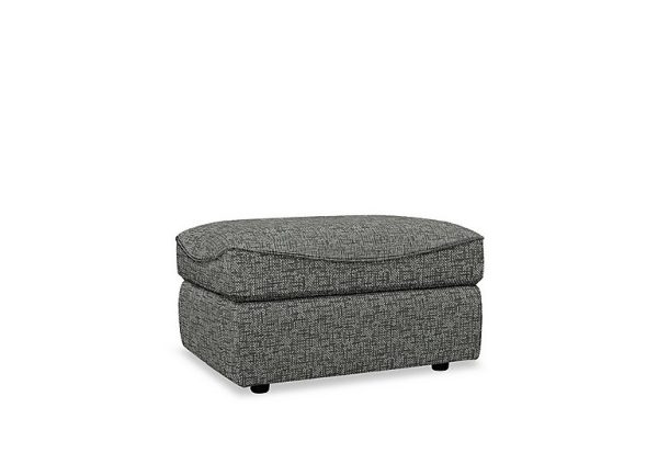 G Plan  Amesbury Fabric Storage Footstool  Remco Slate | Bed Sava