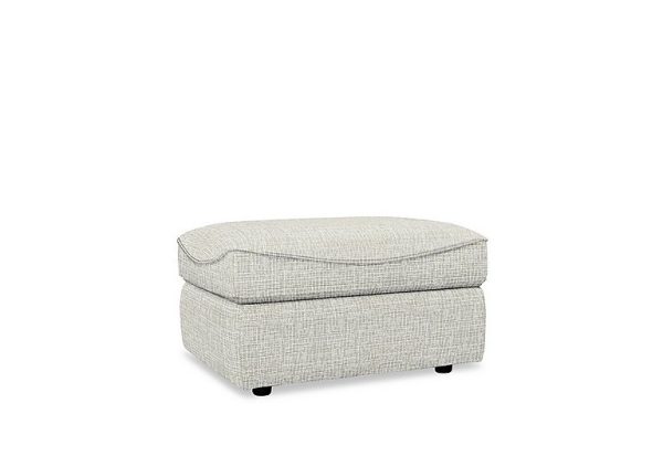 G Plan  Amesbury Fabric Storage Footstool  Waffle Taupe | Bed Sava