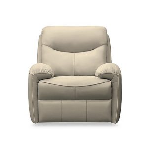 G Plan  Amesbury Leather Power Recliner Armchair  Oxford Mushroom | Bed Sava