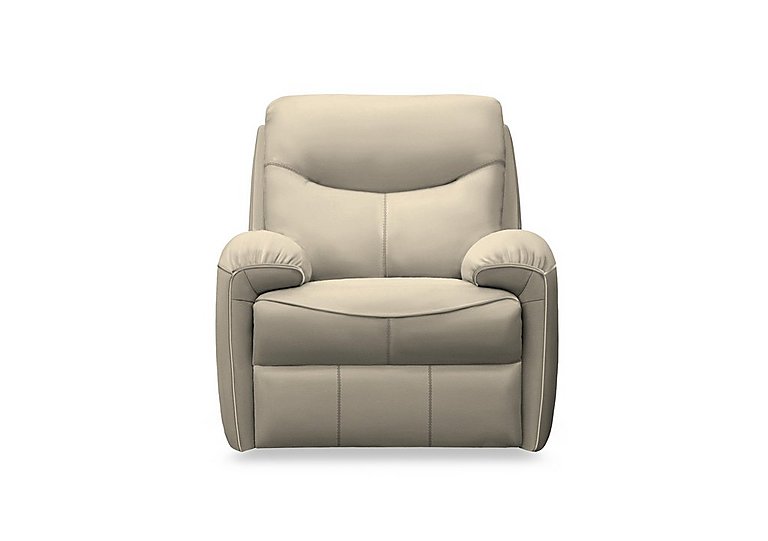 G Plan - Amesbury Leather Power Recliner Armchair - Oxford Mushroom
