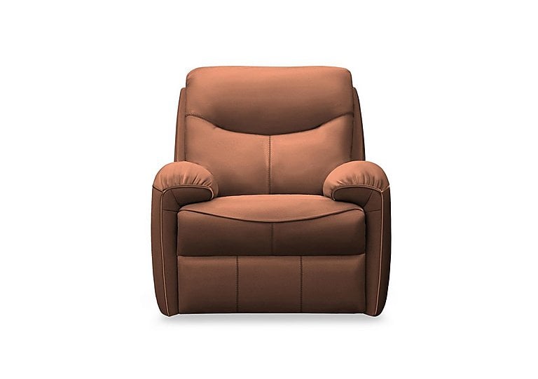 G Plan - Amesbury Leather Armchair - Cambridge Conker
