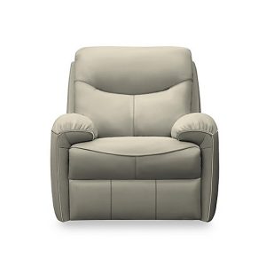 G Plan  Amesbury Leather Power Recliner Armchair  Cambridge Taupe | Bed Sava