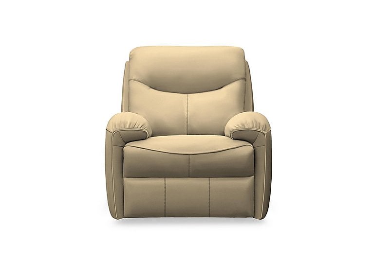 G Plan - Amesbury Leather Power Recliner Armchair - Cambridge Plaster