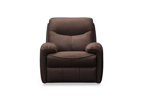 G Plan  Amesbury Leather Power Recliner Armchair  Capri Chocolate | Bed Sava