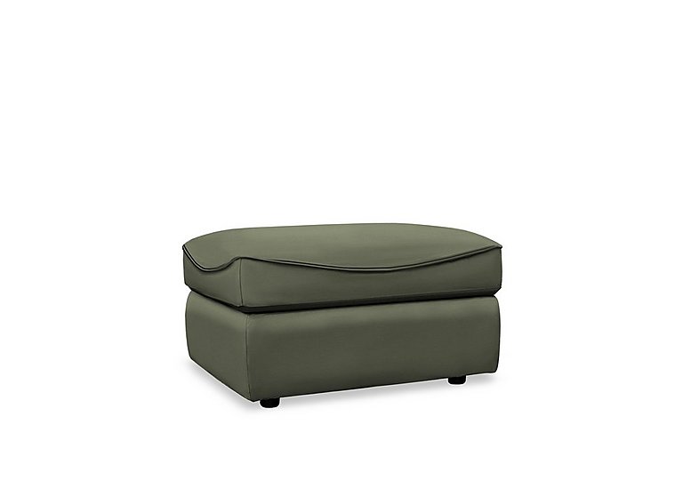 G Plan - Amesbury Leather Storage Footstool
