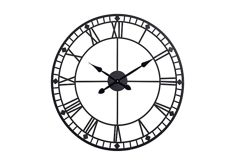 Antique Metal Wall Clock