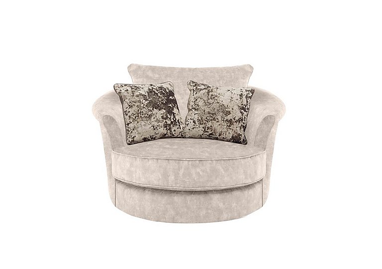 Ariana Twister Snuggler Chair - Dapple Cream