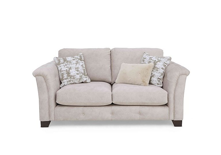 Oh So Glam Aura 2 Seater Classic Back Sofa - Enzo Cream