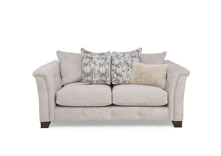 Oh So Glam Aura 2 Seater Scatter Back Sofa - Enzo Cream