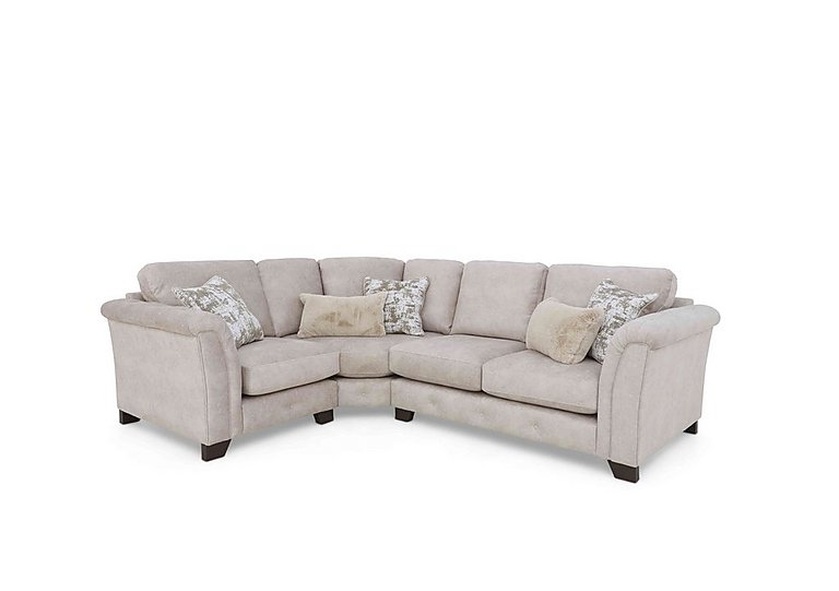 Oh So Glam Aura Classic Back Left Hand Facing Corner Sofa - Enzo Cream