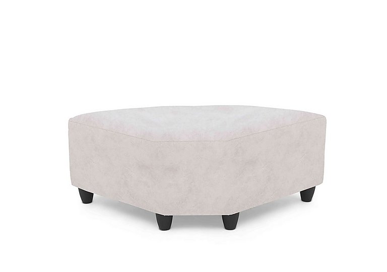 Oh So Glam Aura Wedge Footstool - Enzo Cream