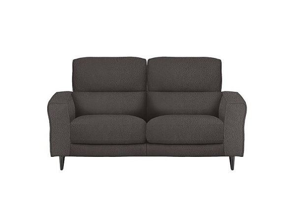 Axel 2 Seater Fabric Power Recliner Sofa  Dark Grey | Bed Sava