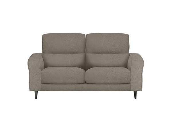 Axel 2 Seater Fabric Sofa  Silver | Bed Sava