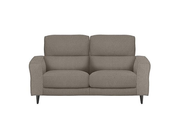 Axel 2 Seater Fabric Power Recliner Sofa  Silver | Bed Sava