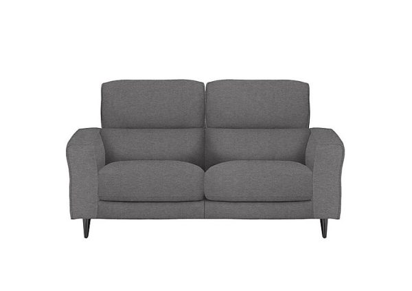 Axel 2 Seater Fabric Power Recliner Sofa  Charcoal Gray | Bed Sava
