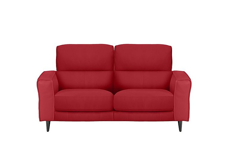 Axel 2 Seater BV Leather Power Recliner Sofa - Pure Red