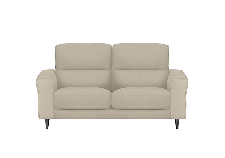 Axel 2 Seater BV Leather Sofa - Dapple Grey