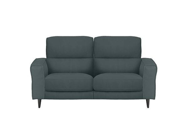 Axel 2 Seater BV Leather Power Recliner Sofa  BV Lake Green | Bed Sava