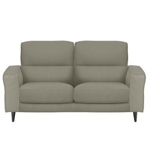 Axel 2 Seater BV Leather Sofa  BV Taupe | Bed Sava