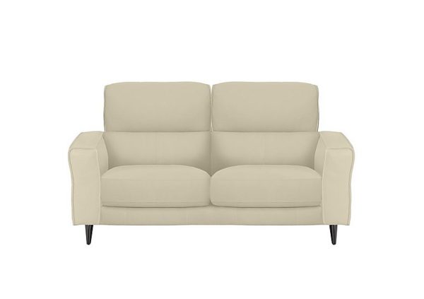 Axel 2 Seater BV Leather Sofa  BV Bisque | Bed Sava