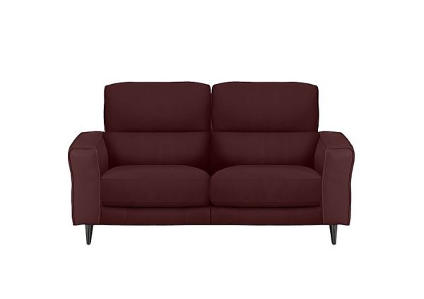 Axel 2 Seater BV Leather Power Recliner Sofa  BV Deep Red | Bed Sava