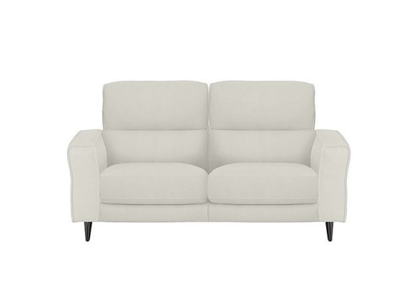 Axel 2 Seater BV Leather Power Recliner Sofa  Frost | Bed Sava