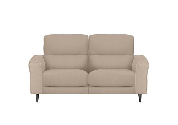 Axel 2 Seater BV Leather Power Recliner Sofa  BV Pebble | Bed Sava