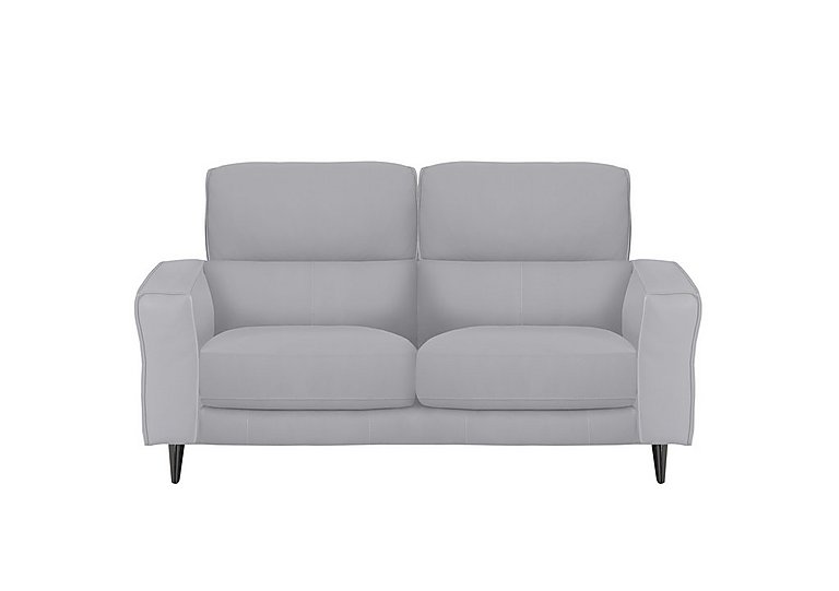 Axel 2 Seater HW Leather Sofa - Grey