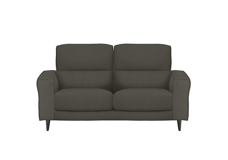 Axel 2 Seater HW Leather Sofa - Elephant