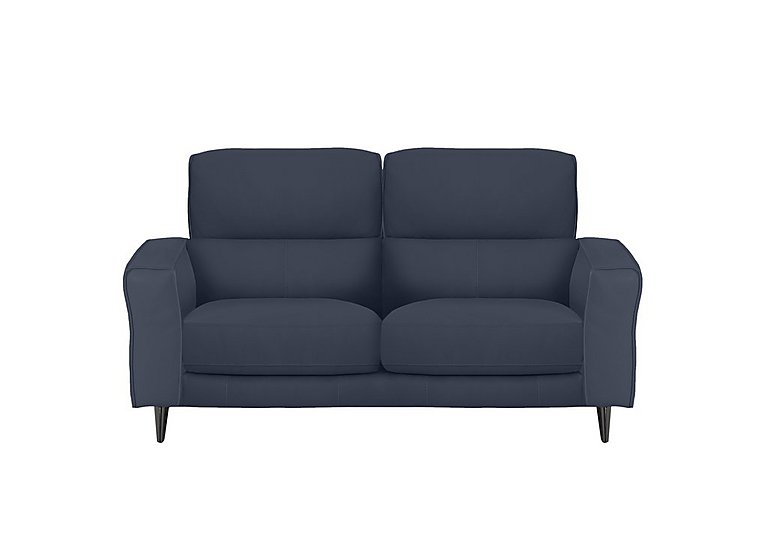 Axel 2 Seater HW Leather Sofa - Ocean Blue