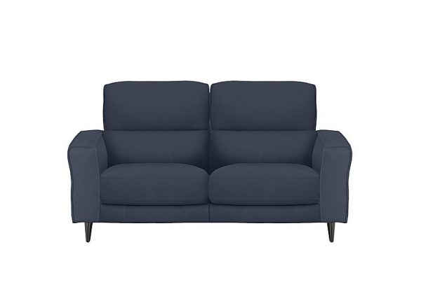 Axel 2 Seater HW Leather Power Recliner Sofa  Ocean Blue | Bed Sava
